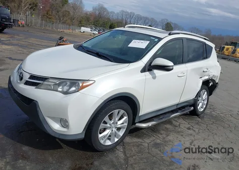 2014 Toyota Rav4 Limited из США, поврежденный, VIN JTMDFREV4ED050246